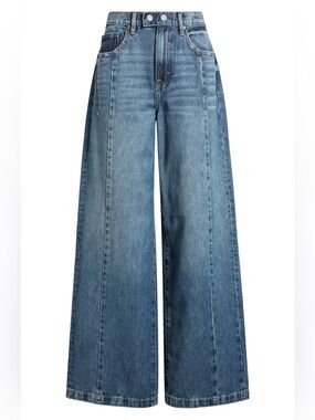 Hidden Nori High Rise Seamed Wide Leg Jeans Size 27
